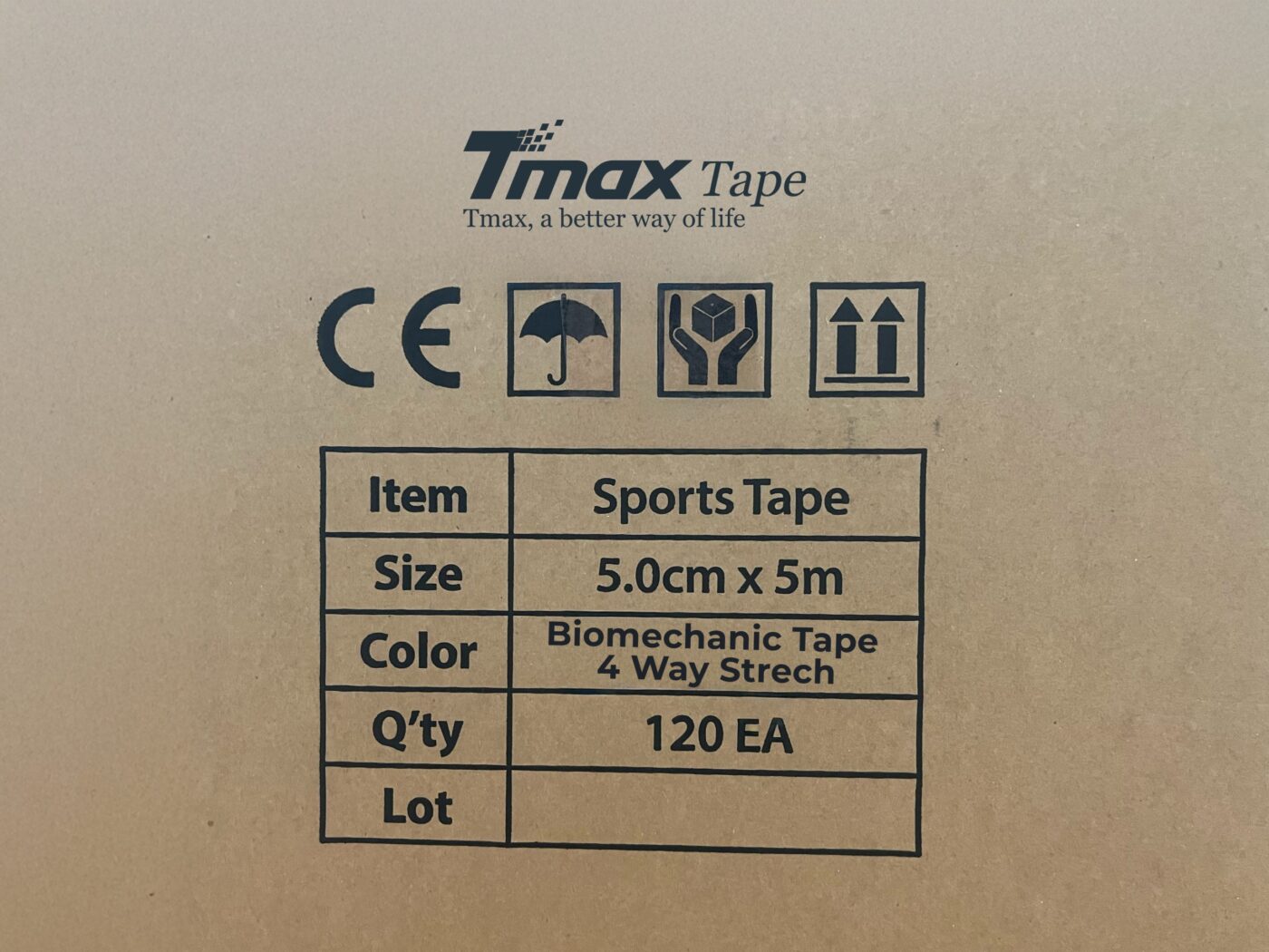 Tmax Biomechanic Tape 4 Way Stretch 120'li Paket 2 Tmax Biomechanic Tape 4 Way Stretch 120'li Paket - Görsel 2