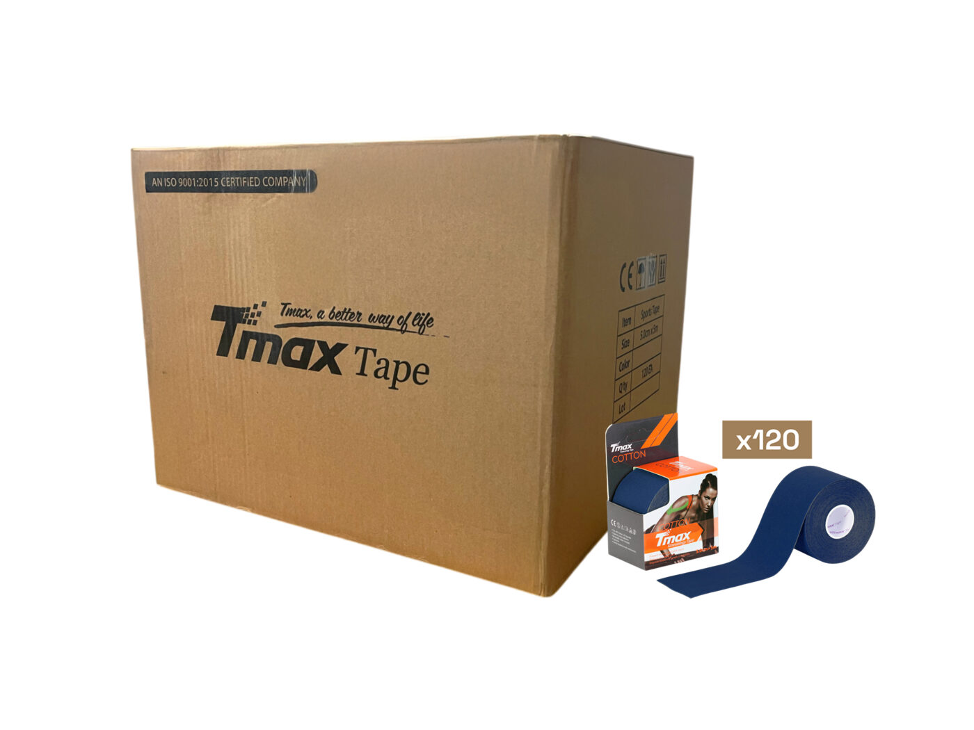 Tmax Kinesio Tape Ağrı Bandı 5 Cm x 5 Metre - 120'li Paket 9 Tmax Kinesio Tape Ağrı Bandı 5 Cm x 5 Metre - 120'li Paket - Görsel 9