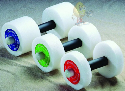 TheraBand Hand Bar With Padded Grip-Su İçi Dumbell 1 TheraBand Hand Bar With Padded Grip-Su İçi Dumbell