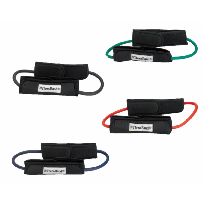 Theraband Professional Resistance Tubing Loop with Padded Cuffs 1 Theraband Professional Resistance Tubing Loop with Padded Cuffs