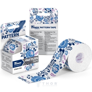 Tmax Gzhel Tape 5 cm x 5 m – Desenli Kinesio Bant